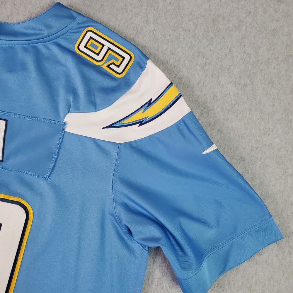 Nike Los Angeles Chargers Jersey Mens 2XL Blue NFL Players Joey Bosa 99 On Field - Picture 14 of 16